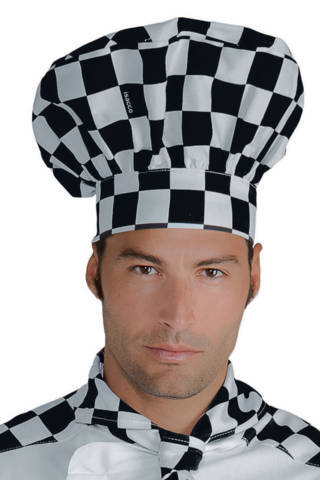 Berretto da Chef Barista e Panettiere B Baosity 3X Cappello Unisex da Cuoco in Cotone 