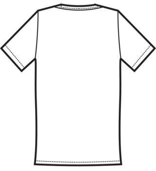 109000 bozzetto posteriore maglia bianca a girocollo t-shirts a maniche corte per uomo in cotone