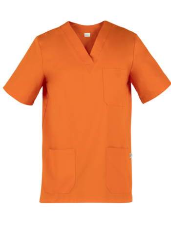 Camice Casacca Uomo Donna A V Per Medico Infermiere, Arancione. Codice: Q3K00243 Jason