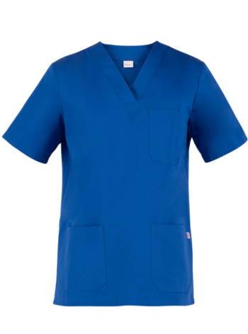 Camice Casacca Uomo Donna A V Per Medico Infermiere, Blu Royal Bluette. Codice: Q3K00243 Jason