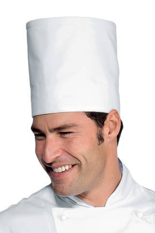 Cappello Da Cuoco Tubolare 20 Cm Bianco Lavabile Regolabile Elite. Codice: 075000E