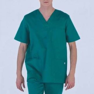 Completo Casacca Pantalone Verde Per Medico Infermiere Veterinario 100% Cotone. Codice: Q3KX0169-D29-- Piero. Q3PX0180-D29 Alan.
