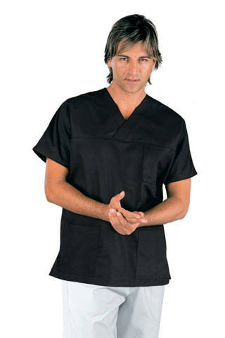 casacca medicale uomo donna in colore nera