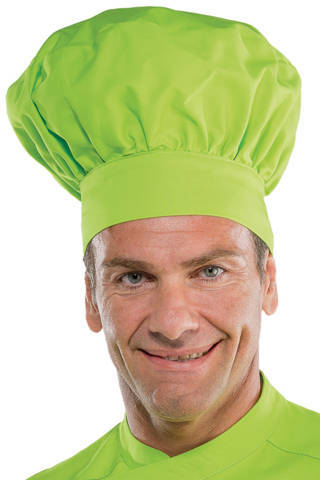 075026 _trendy Cappello verde Mela Da Cuoco Classico Tinta Unita Regolabile Taglia Unica