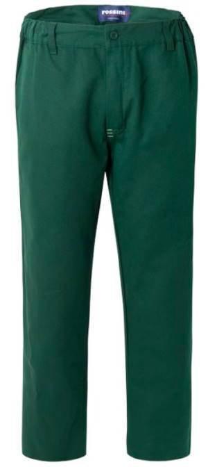 Pantalone Da Uomo Verde In Cotone 260 gr Da Lavoro Generico Operaio Meccanico a00122