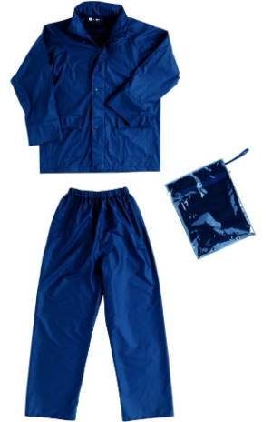 Completo Impermeabile Composto da Giacca e Pantalone in colore Blu Codice: HH310 Newport