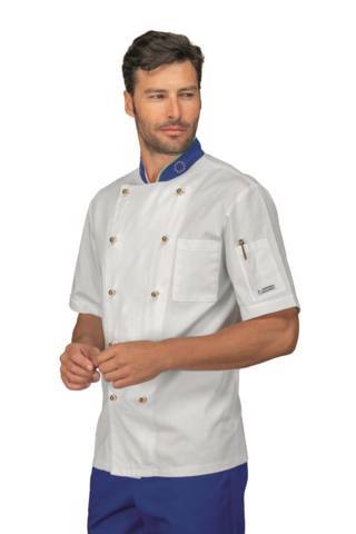 Cabilock Unisex Manica Lunga Chef Uniforme Basical Giacca Cuoco Ristorazione Camicia per Alimenti da Forno Servizio Ristorante 