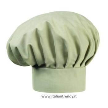 Cappello Cuoco Chef Regolabile Con Velcro sabbia Tea mix