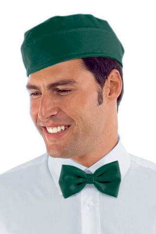 cappello bustina cameriere gelateria creperia uomo donna in verdone verde scuro