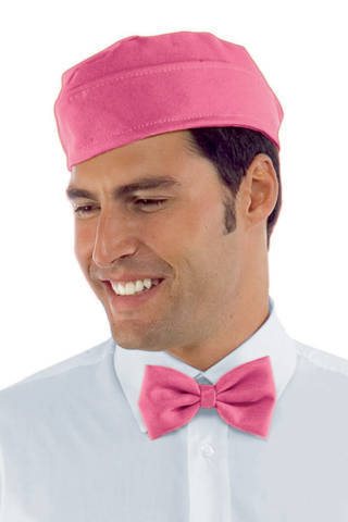 cappello bustina cameriere gelateria creperia uomo donna in fuxia