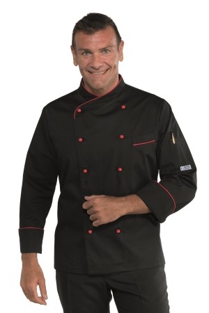 Dooxii Unisex Giacca Chef Camicia a Manica Corto Monopetto Divisa da Cuoco Abbigliamento da Lavoro Ristorazione 