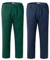 Pantalone Da Uomo Verde o Blu In Cotone 260 gr Da Lavoro Generico Operaio Meccanico a00122
