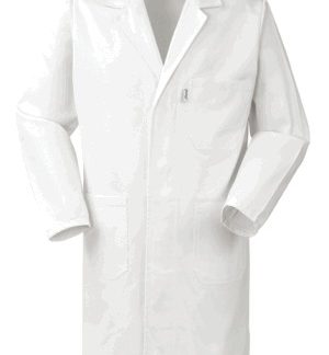 Camice da Uomo in Colore Bianco in un Cotone Robusto.  Professionale da Lavoro Per Laboratorio Restauri o Magazziniere. Codice: A60101