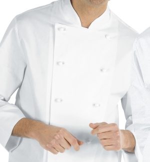 giacca pantaloni cuoco bianca cotone taglie comode 3xl 58 60