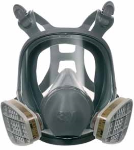 Maschera A Pieno Facciale Per Filtri 3M Per Polveri O Gas Vapori