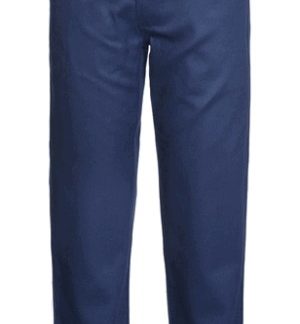 Pantalone Uomo Da Lavoro Classico In Cotone Invernale Blu 1 Pinces