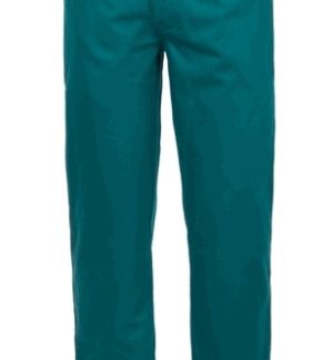 Pantaloni Uomo Verdi Da Lavoro In Cotone Con Tasca Metro Per Vivai o Raccolta Rifiuti