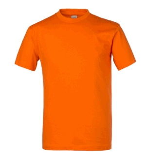 Stock di maglie Arancioni a Manica Corta T-Shirts in Cotone 150g