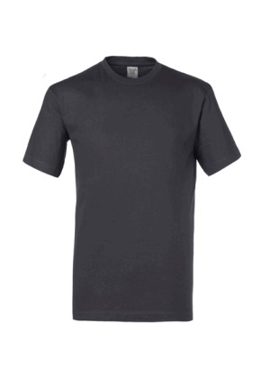 Stock di maglie Grigio Antracite a Manica Corta T-Shirts in Cotone 150g
